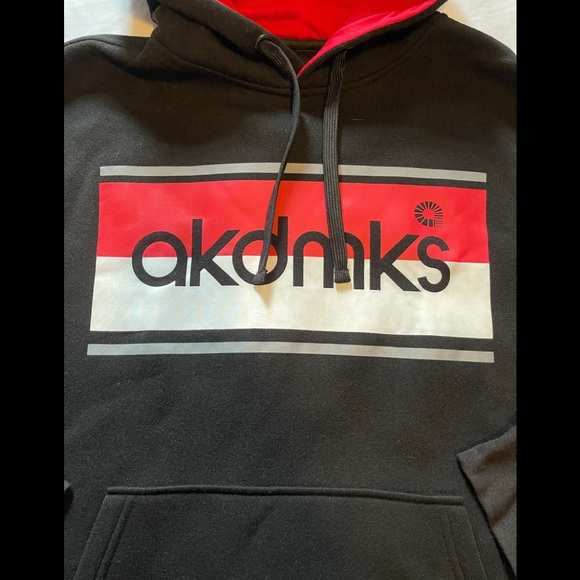 Akademiks Logo Pullover Fleece Hoodie - Picture 2 of 3